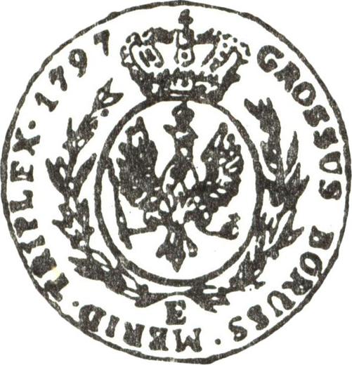 Rewers monety - 3 grosze 1797 E "Prusy Południowe" - cena  monety - Polska, Zabór Pruski