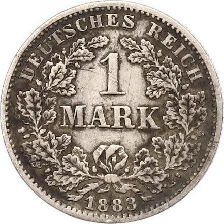 Avers 1 Mark 1883 E "Typ 1873-1887" - Silbermünze Wert - Deutschland, Deutsches Kaiserreich