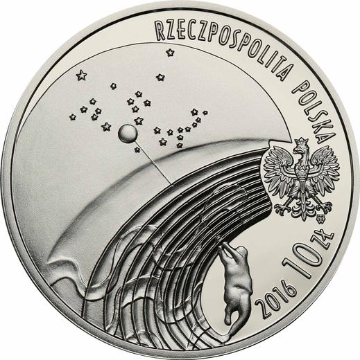 Obverse 10 Zlotych 2016 MW "Polish Olympic Team - Rio de Janeiro 2016" - Silver Coin Value - Poland, III Republic after denomination