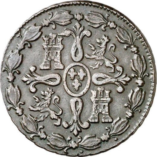 Реверс монеты - 8 мараведи 1818 года "Тип 1815-1833" - цена  монеты - Испания, Фердинанд VII