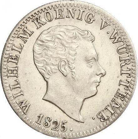 Avers 24 Kreuzer 1825 - Silbermünze Wert - Württemberg, Wilhelm I
