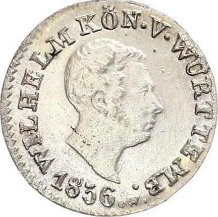 Аверс монеты - 1 крейцер 1836 года W - цена серебряной монеты - Вюртемберг, Вильгельм I