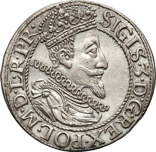 Awers monety - Ort (18 groszy) 1611 "Gdańsk" - cena srebrnej monety - Polska, Zygmunt III