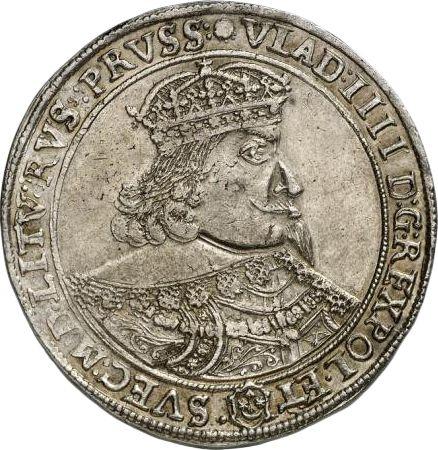 Аверс монеты - Талер 1640 года GG - цена серебряной монеты - Польша, Владислав IV