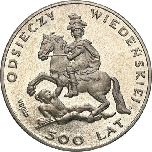 Аверс монеты - Пробные 200 злотых 1983 года MW EO "300 лет битве при Вене" Никель - цена  монеты - Польша, Народная Республика