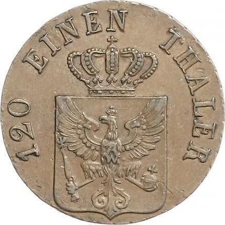 Аверс монеты - 3 пфеннига 1826 года A - цена  монеты - Пруссия, Фридрих Вильгельм III