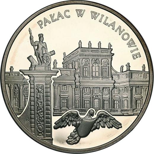 Reverso 20 eslotis 2000 MW AN "Palacio de Wilanow" - valor de la moneda de plata - Polonia, República moderna