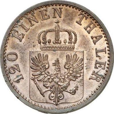 Аверс монеты - 3 пфеннига 1869 года C - цена  монеты - Пруссия, Вильгельм I