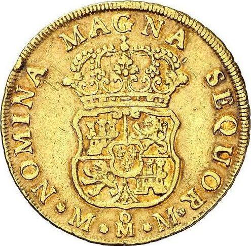 Reverso 4 escudos 1757 Mo MM - valor de la moneda de oro - México, Fernando VI