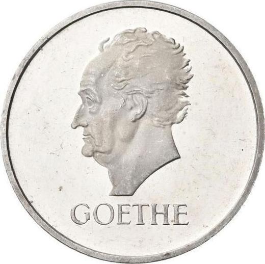 Reverso 3 Reichsmarks 1932 F "Goethe" - valor de la moneda de plata - Alemania, República de Weimar