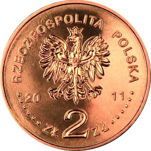 Аверс монеты - 2 злотых 2011 года MW ET "Беатификация Иоанна Павла II" - цена  монеты - Польша, III Республика после деноминации