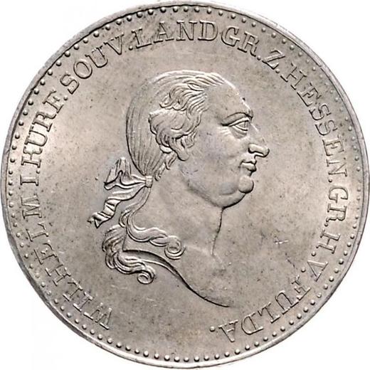 Аверс монеты - Талер 1819 года - цена серебряной монеты - Гессен-Кассель, Вильгельм I