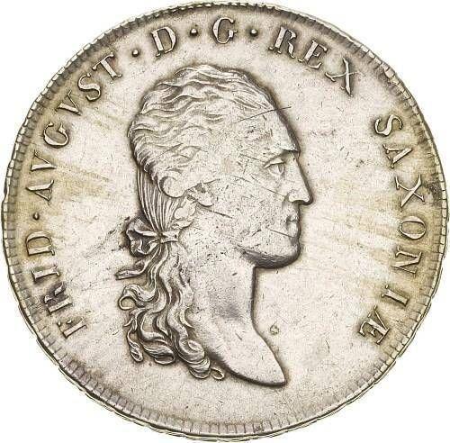 Awers monety - Talar 1811 S.G.H. - cena srebrnej monety - Saksonia-Albertyna, Fryderyk August I