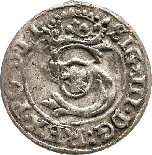 Awers monety - Szeląg 1602 "Ryga" - cena srebrnej monety - Polska, Zygmunt III