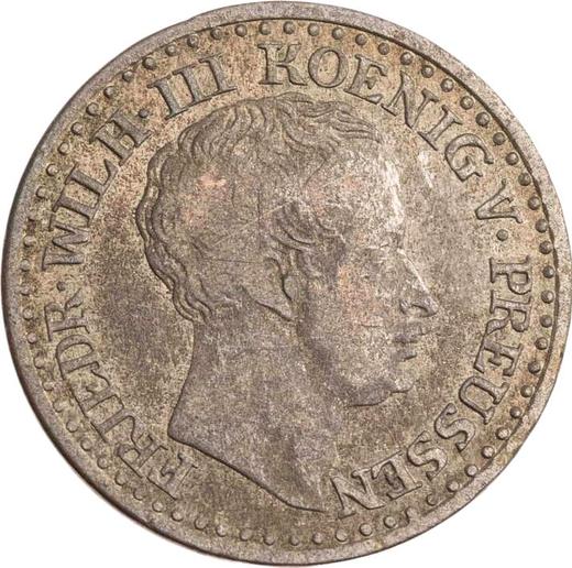 Awers monety - 1 silbergroschen 1826 A - cena srebrnej monety - Prusy, Fryderyk Wilhelm III