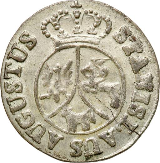 Аверс монеты - 6 грошей 1795 года "Восстание Костюшко" - цена серебряной монеты - Польша, Станислав II Август