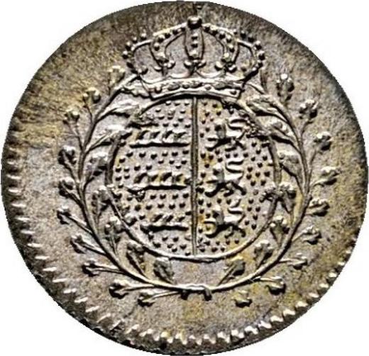 Аверс монеты - 1/2 крейцера 1831 года "Тип 1824-1837" - цена серебряной монеты - Вюртемберг, Вильгельм I