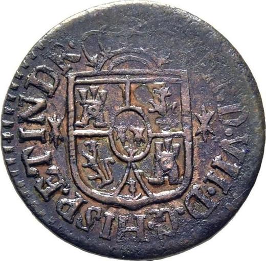 Аверс монеты - 1 октаво 1830 года M - цена  монеты - Филиппины, Фердинанд VII