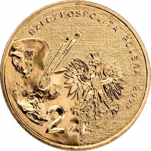 Anverso 2 eslotis 2009 MW ET "Władysław Strzemiński" - valor de la moneda  - Polonia, República moderna