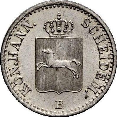 Obverse 6 Pfennig 1844 B - Silver Coin Value - Hanover, Ernest Augustus