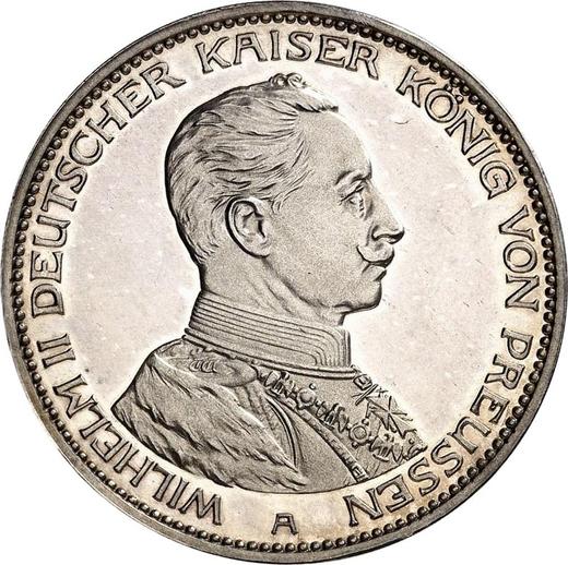 Anverso 3 marcos 1914 A "Prusia" - valor de la moneda de plata - Alemania, Imperio alemán