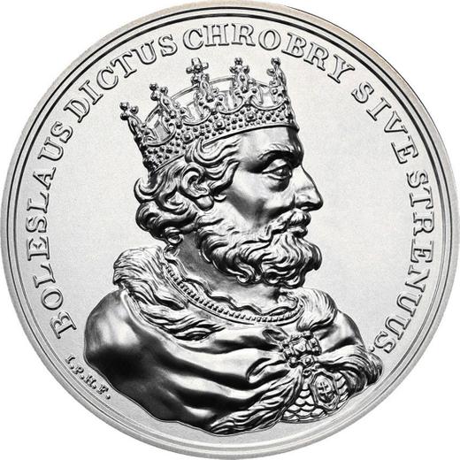 Реверс монеты - 50 злотых 2013 года MW "Болеслав I Храбрый" - цена серебряной монеты - Польша, III Республика после деноминации
