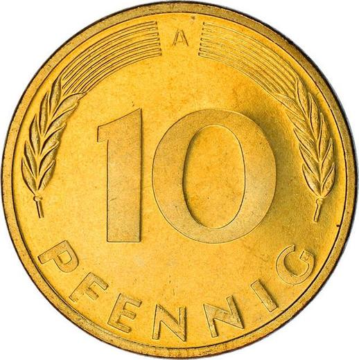 Anverso 10 Pfennige 1997 A - valor de la moneda  - Alemania, RFA