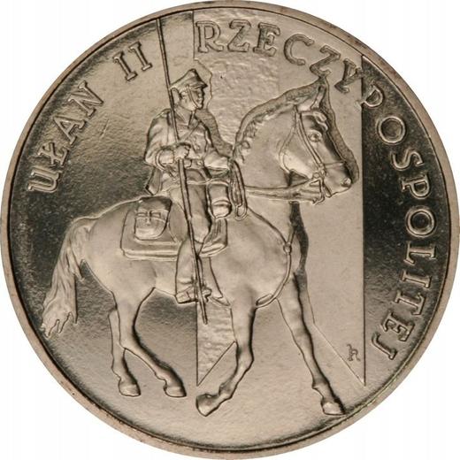 Reverso 2 eslotis 2011 MW RK "Jinete de la Segunda República polaca" - valor de la moneda  - Polonia, República moderna