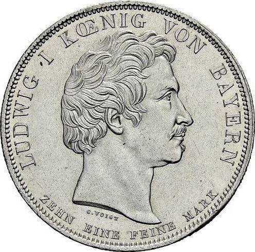 Anverso Tálero 1830 "Familia bávara" - valor de la moneda de plata - Baviera, Luis I de Baviera