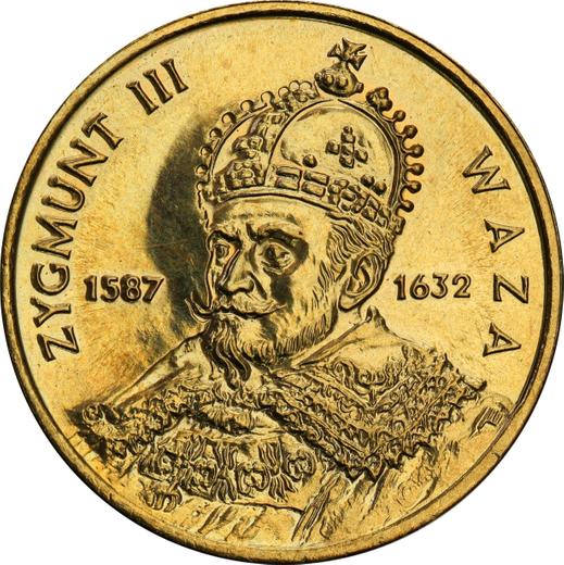 Reverso 2 eslotis 1998 MW ET "Segismundo III Vasa" - valor de la moneda  - Polonia, República moderna