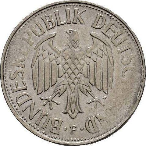 Аверс монеты - 1 марка 1950-2001 года Малый вес - цена  монеты - Германия, ФРГ