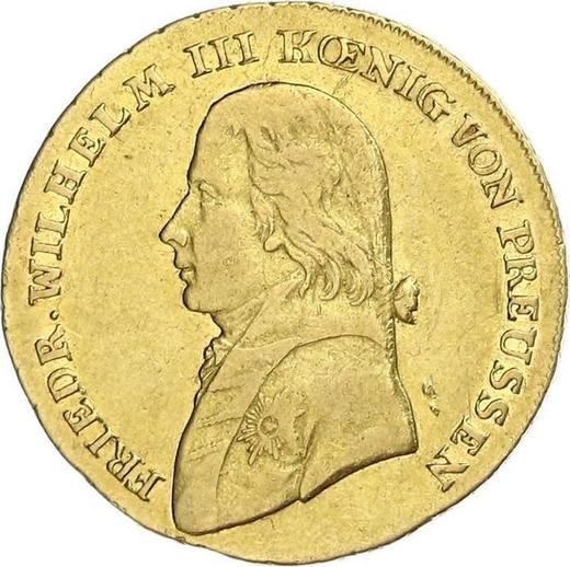 Anverso Frederick D'or 1813 A - valor de la moneda de oro - Prusia, Federico Guillermo III