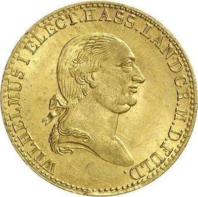 Аверс монеты - 5 талеров 1817 года - цена золотой монеты - Гессен-Кассель, Вильгельм I