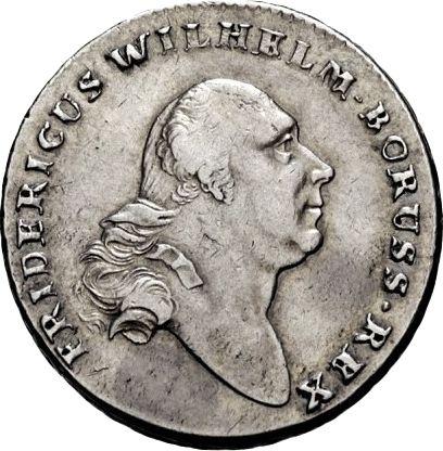 Аверс монеты - 1 грош 1797 года B "Южная Пруссия" Серебро - цена серебряной монеты - Польша, Прусское правление