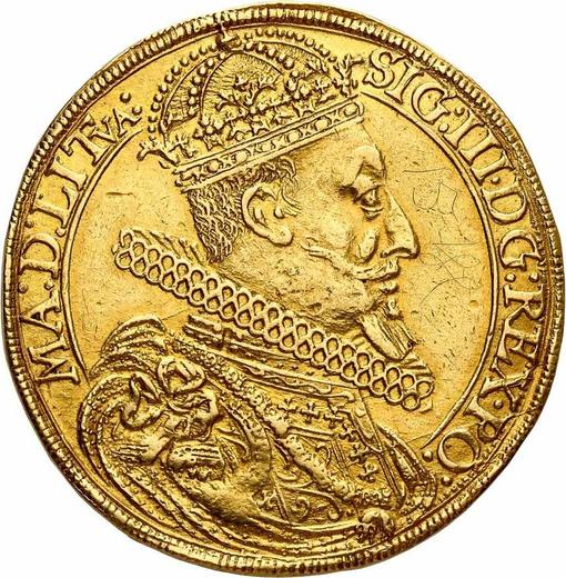 Аверс монеты - 10 дукатов (Португал) 1622 года "Литва" - цена золотой монеты - Польша, Сигизмунд III Ваза