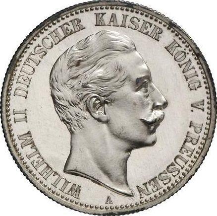 Anverso 2 marcos 1905 A "Prusia" - valor de la moneda de plata - Alemania, Imperio alemán
