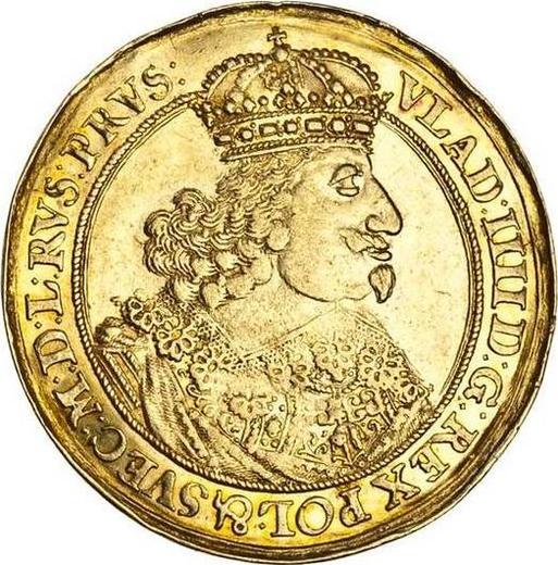 Anverso Donación 2 ducados 1647 GR "Gdańsk" - valor de la moneda de oro - Polonia, Vladislao IV