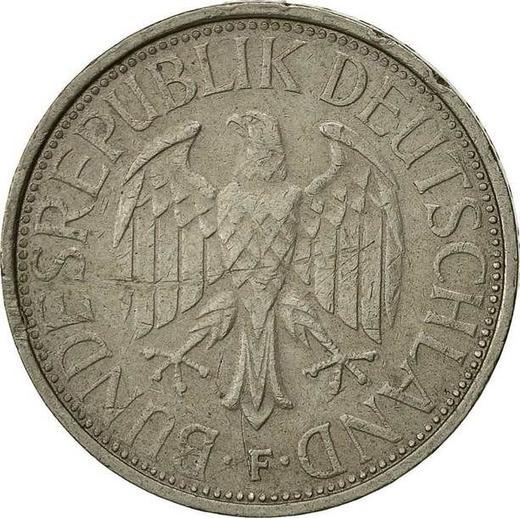 Rewers monety - 1 marka 1974 F - cena  monety - Niemcy, RFN