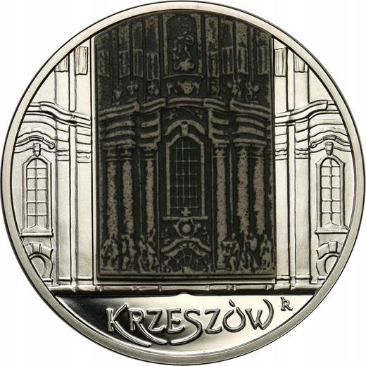 Reverse 20 Zlotych 2010 MW RK "Krzeszow" - Silver Coin Value - Poland, III Republic after denomination
