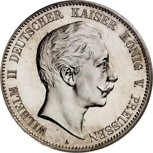 Anverso 5 marcos 1906 A "Prusia" - valor de la moneda de plata - Alemania, Imperio alemán