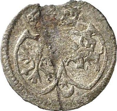 Anverso 1 denario 1582 "Lituania" - valor de la moneda de plata - Polonia, Esteban I Báthory