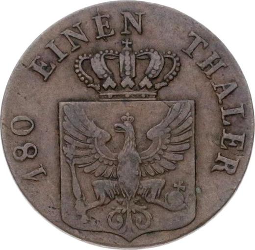 Awers monety - 2 fenigi 1830 D - cena  monety - Prusy, Fryderyk Wilhelm III