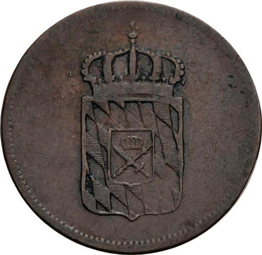 Аверс монеты - 2 пфеннига 1814 года - цена  монеты - Бавария, Максимилиан I