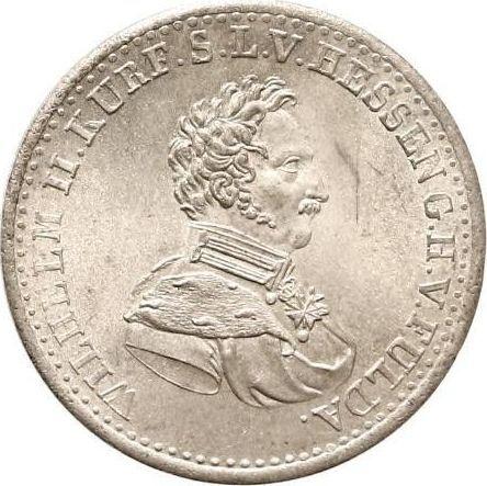 Awers monety - 1/6 talara 1823 - cena srebrnej monety - Hesja-Kassel, Wilhelm II