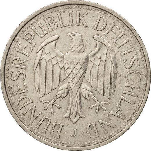 Реверс монеты - 1 марка 1978 года J - цена  монеты - Германия, ФРГ