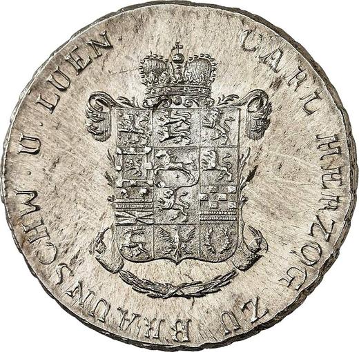 Аверс монеты - 24 мариенгроша 1825 года CvC BRAUNSCHW - цена серебряной монеты - Брауншвейг-Вольфенбюттель, Карл II