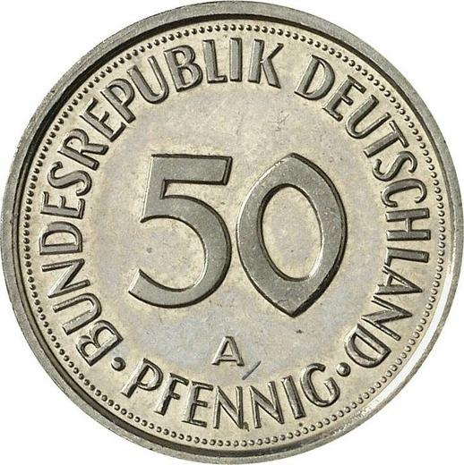 Аверс монеты - 50 пфеннигов 1992 года A - цена  монеты - Германия, ФРГ