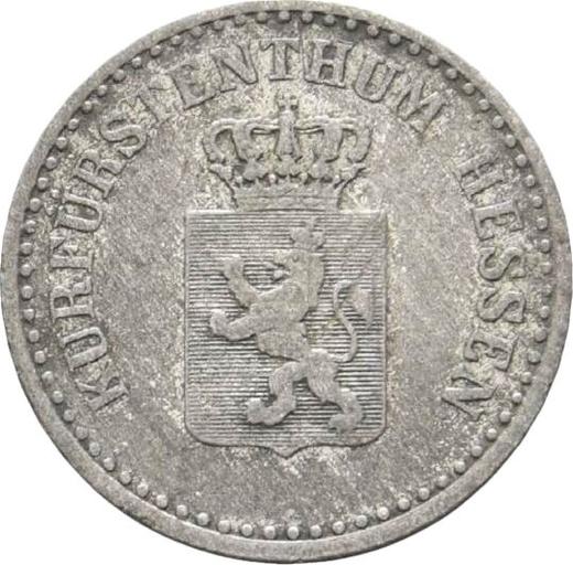 Awers monety - 1 silbergroschen 1862 - cena srebrnej monety - Hesja-Kassel, Fryderyk Wilhelm I