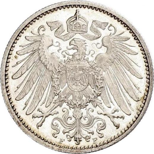 Rewers monety - 1 marka 1899 F "Typ 1891-1916" - cena srebrnej monety - Niemcy, Cesarstwo Niemieckie