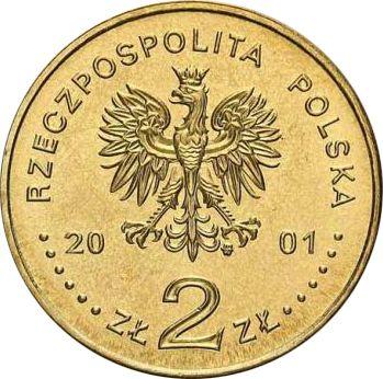 Аверс монеты - 2 злотых 2001 года MW RK "Колядование" - цена  монеты - Польша, III Республика после деноминации